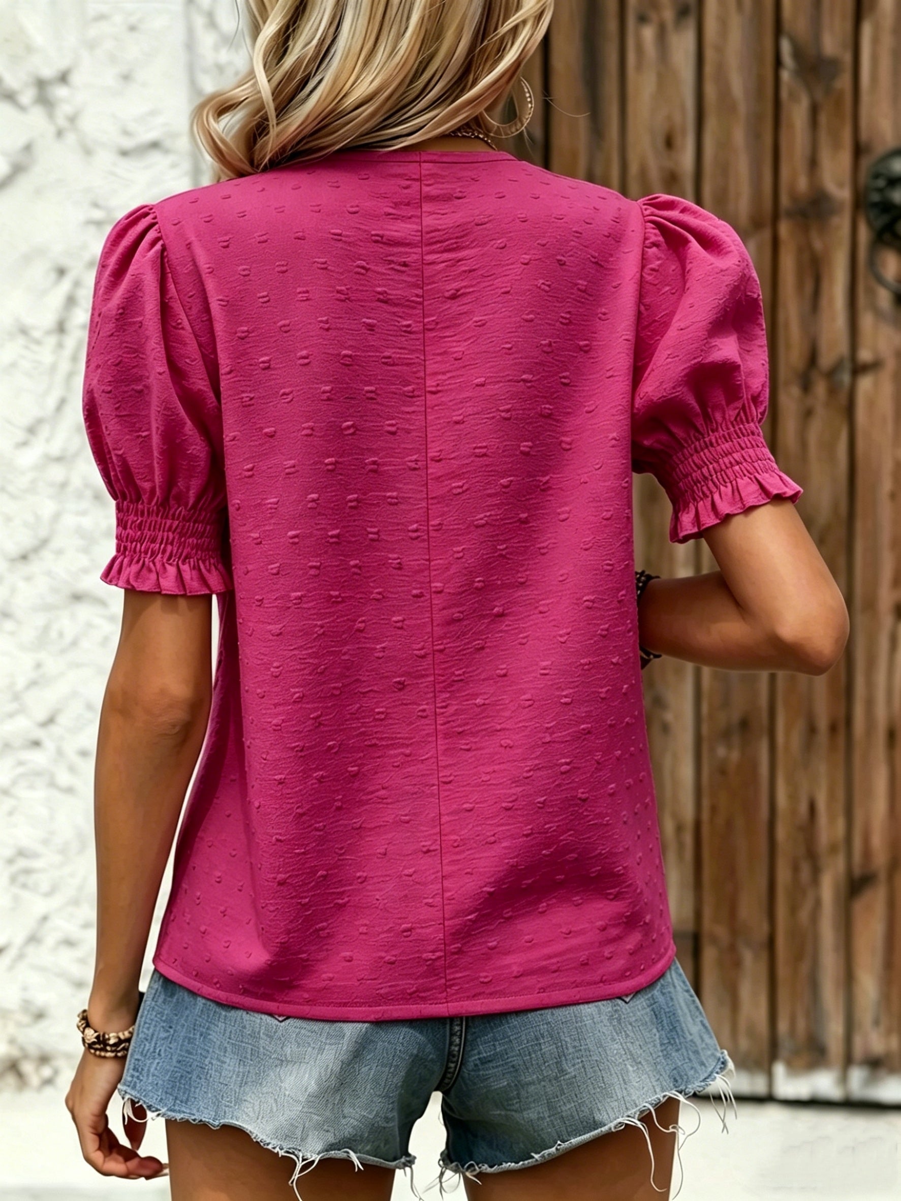 Sophia™ | Puff Sleeve Blouse for Effortless Summer Elegance