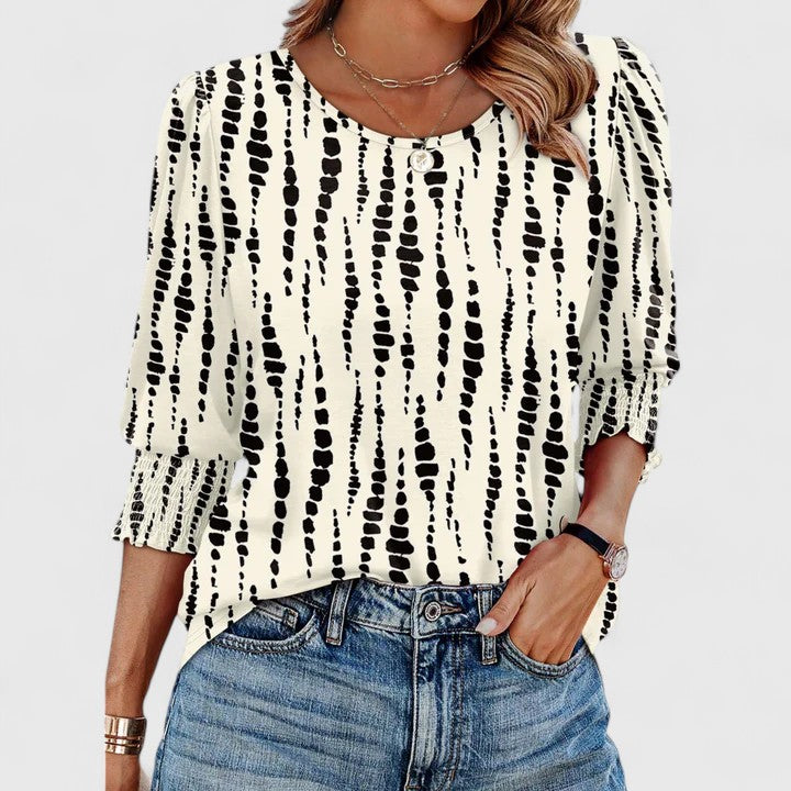 Madison | Elegant Smocked Top