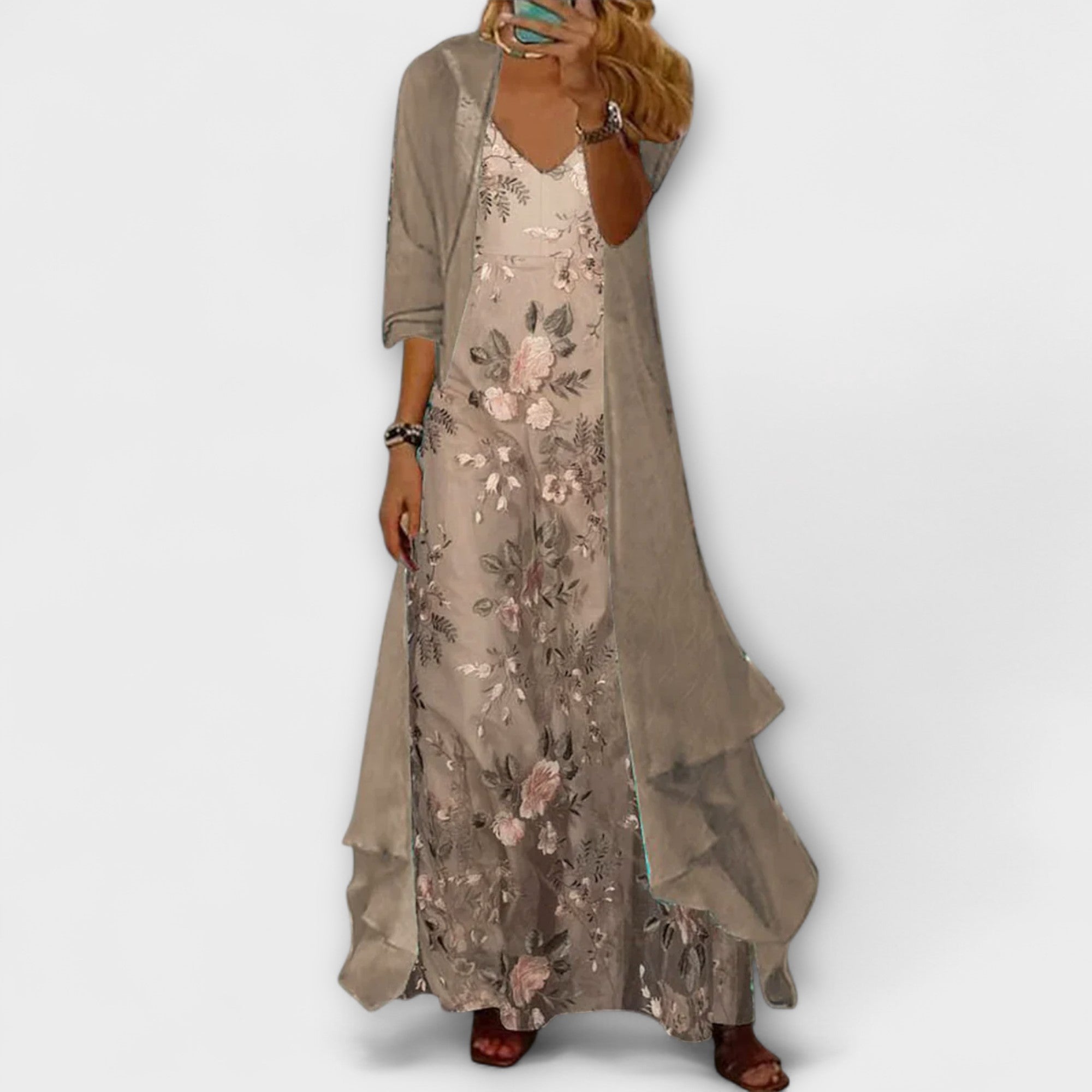Bryleigh | Elegant Tummy Coverage Two-Piece Set