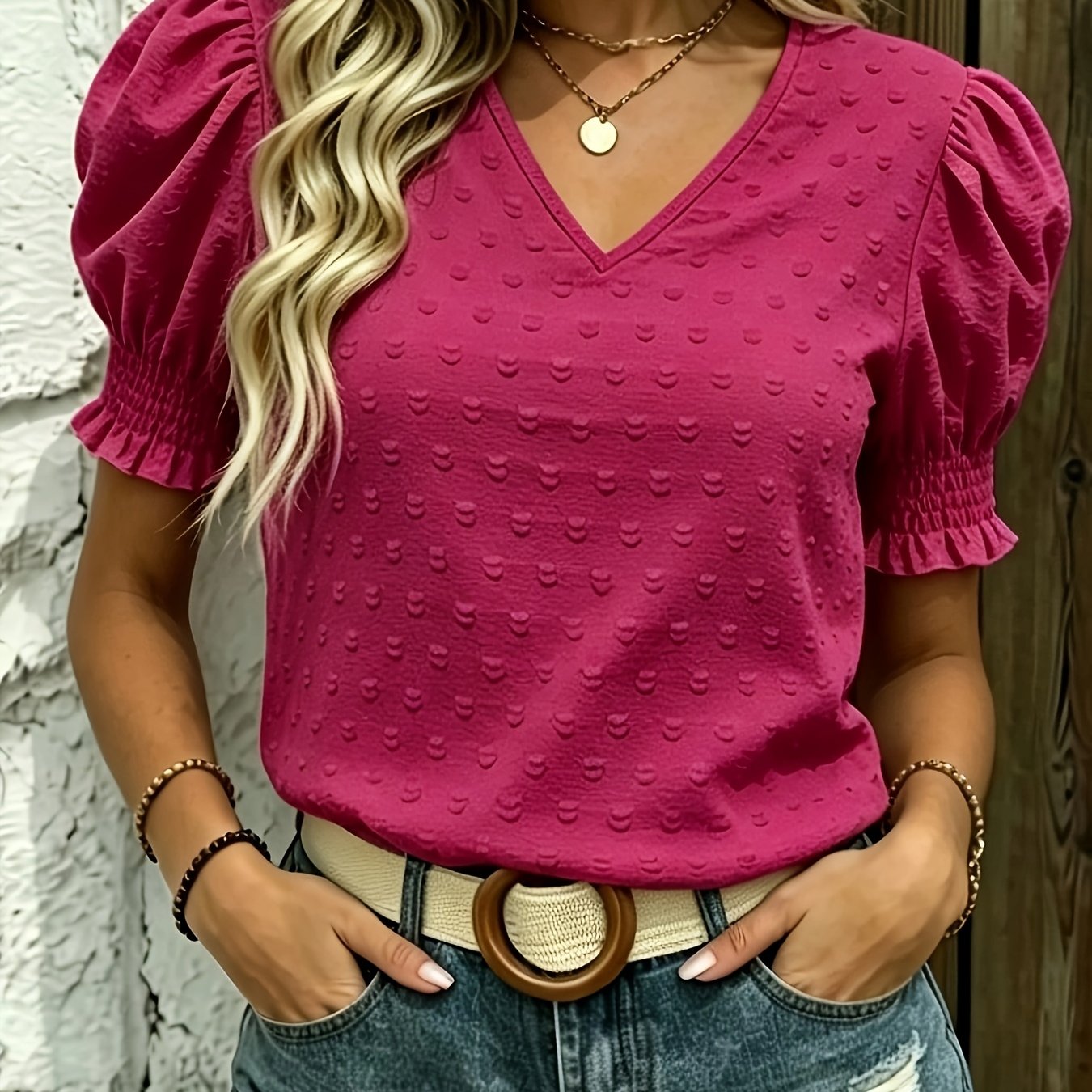Sophia™ | Puff Sleeve Blouse for Effortless Summer Elegance