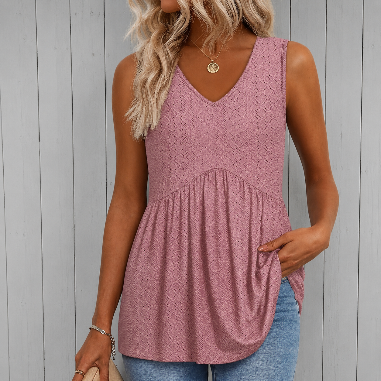 Madison | Flowy Sleeveless Tank Top
