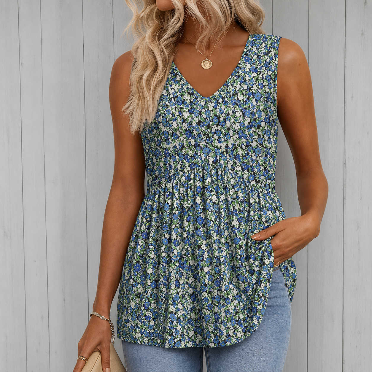 Madison | Flowy Sleeveless Tank Top