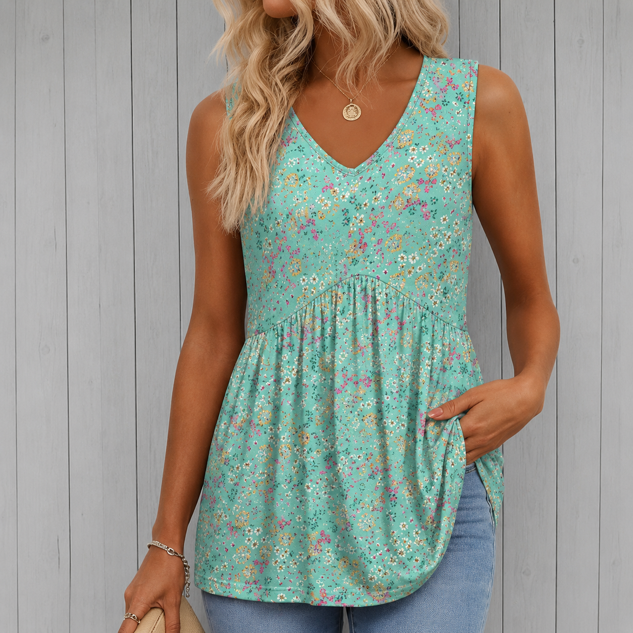 Madison | Flowy Sleeveless Tank Top