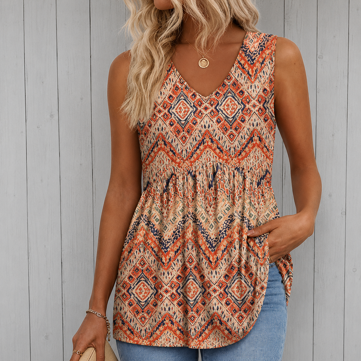 Madison | Flowy Sleeveless Tank Top