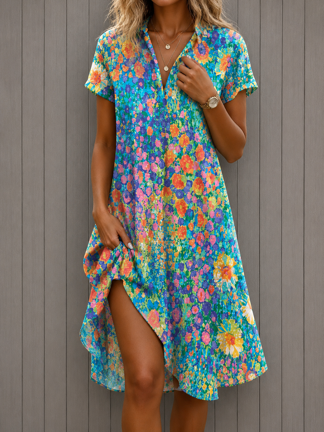 Daniella | Breathable Midi Summer Dress
