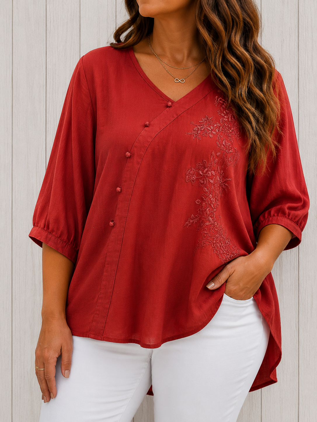 Loraine™ | Elegant breathable blouse