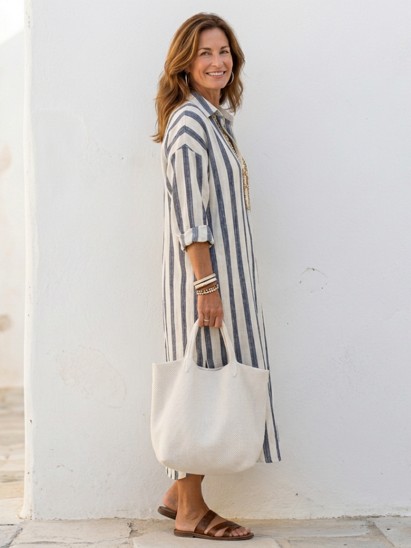 Naomi | Striped Dress