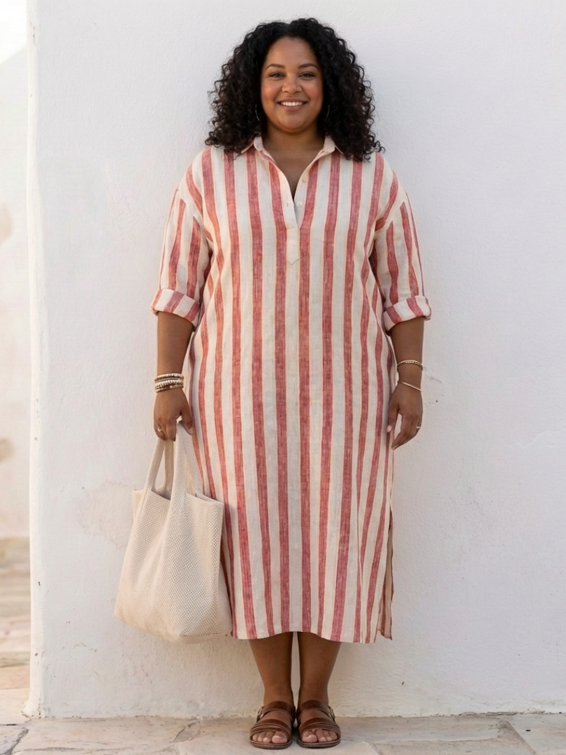 Naomi | Striped Dress