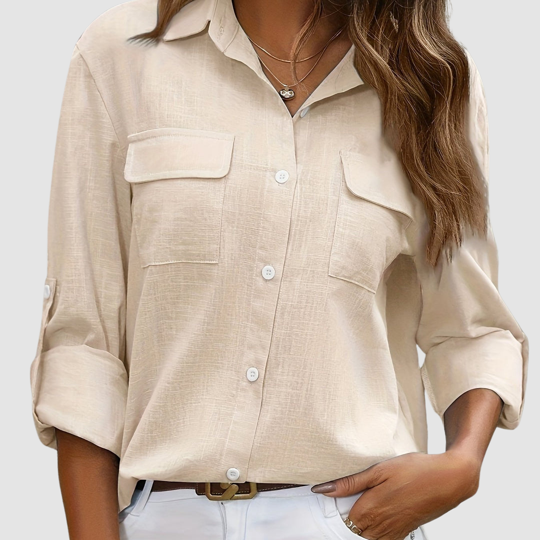 Celest™ | Elegant pocket blouse