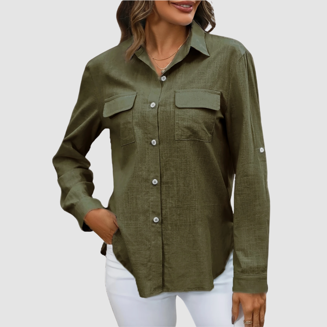 Celest™ | Elegant pocket blouse