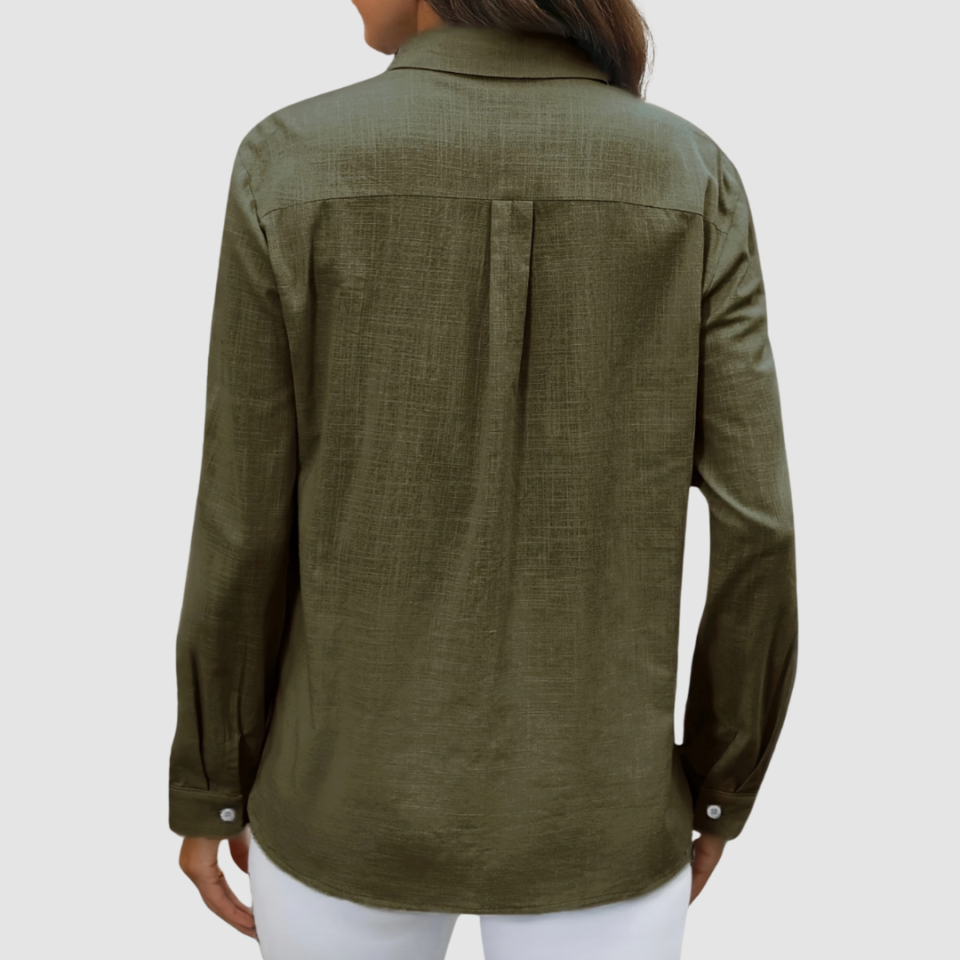 Celest™ | Elegant pocket blouse