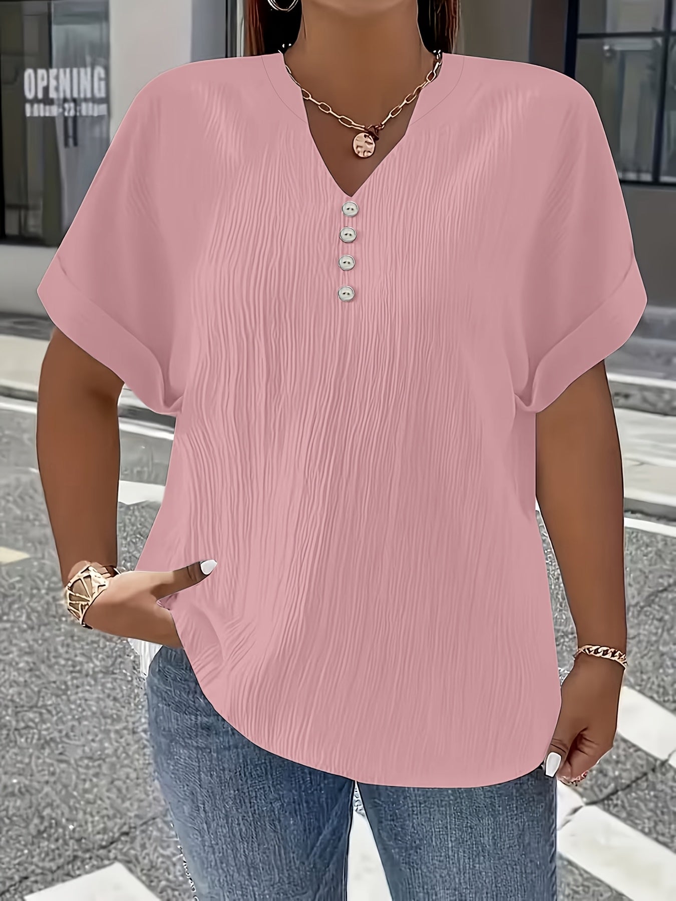 Charlotte™ | Elegant V-Neck Blouse for Everyday Confidence