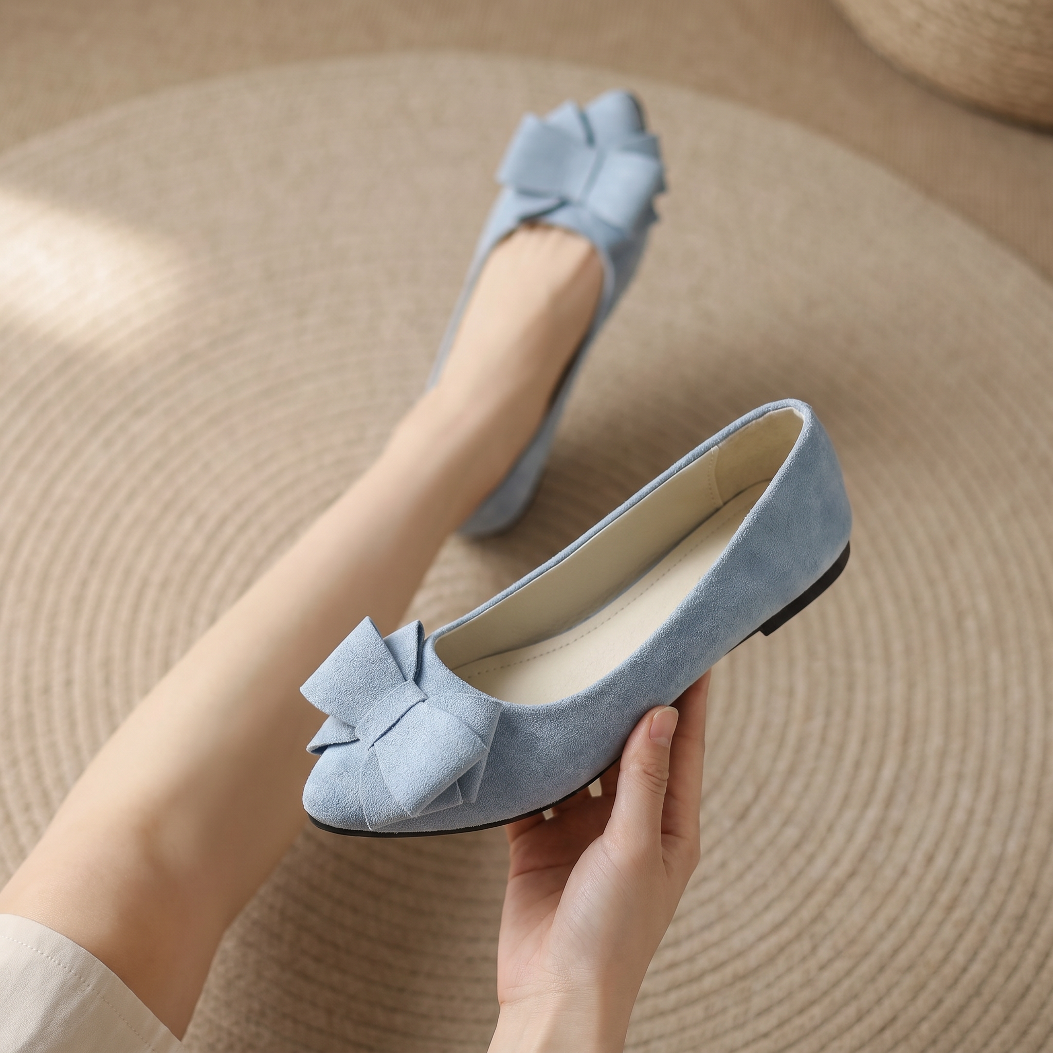 Valeria | Bellezza Bow Comfort Flats