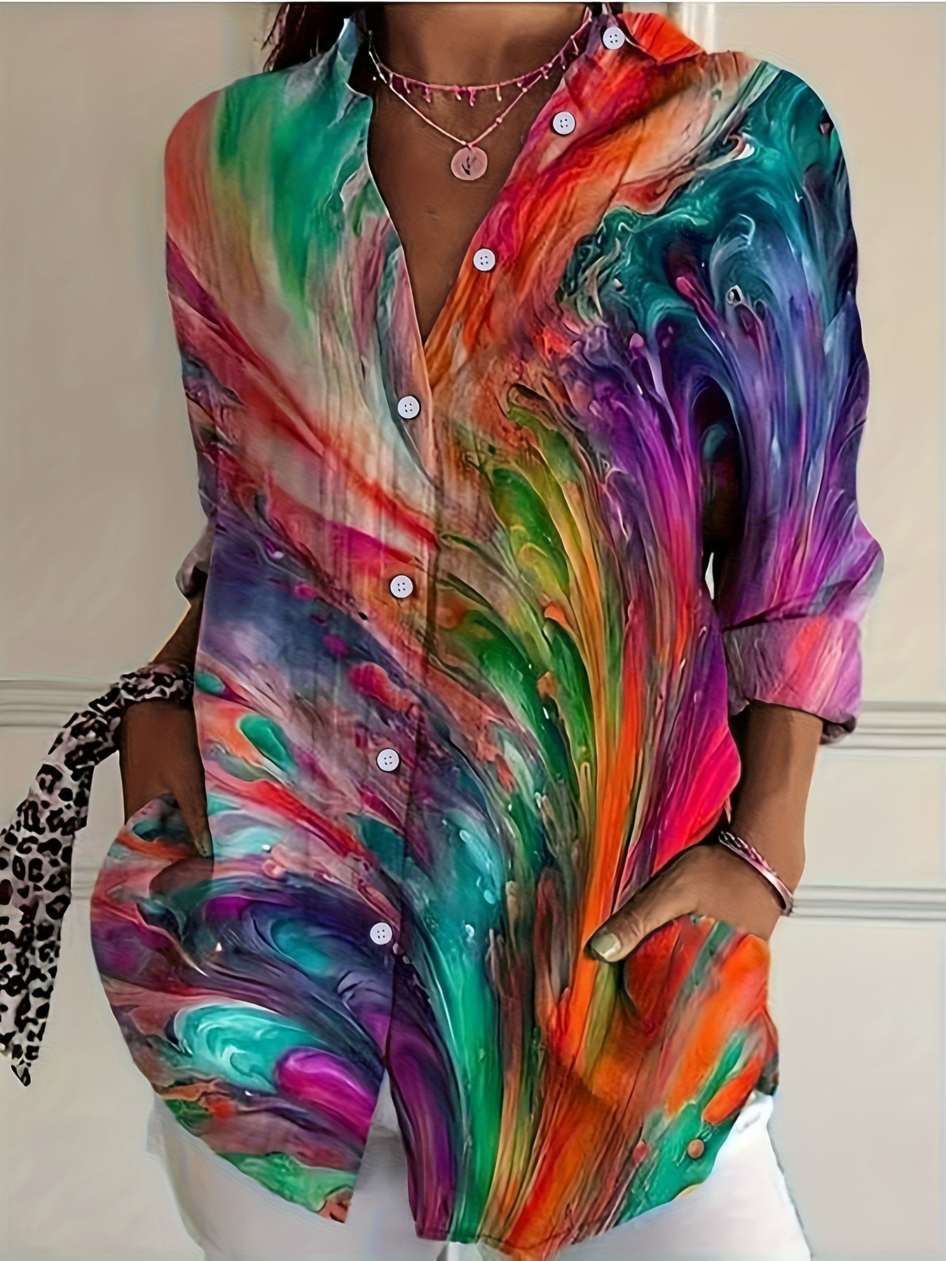 Savannah™ | Vintage Tie-Dye Blouse