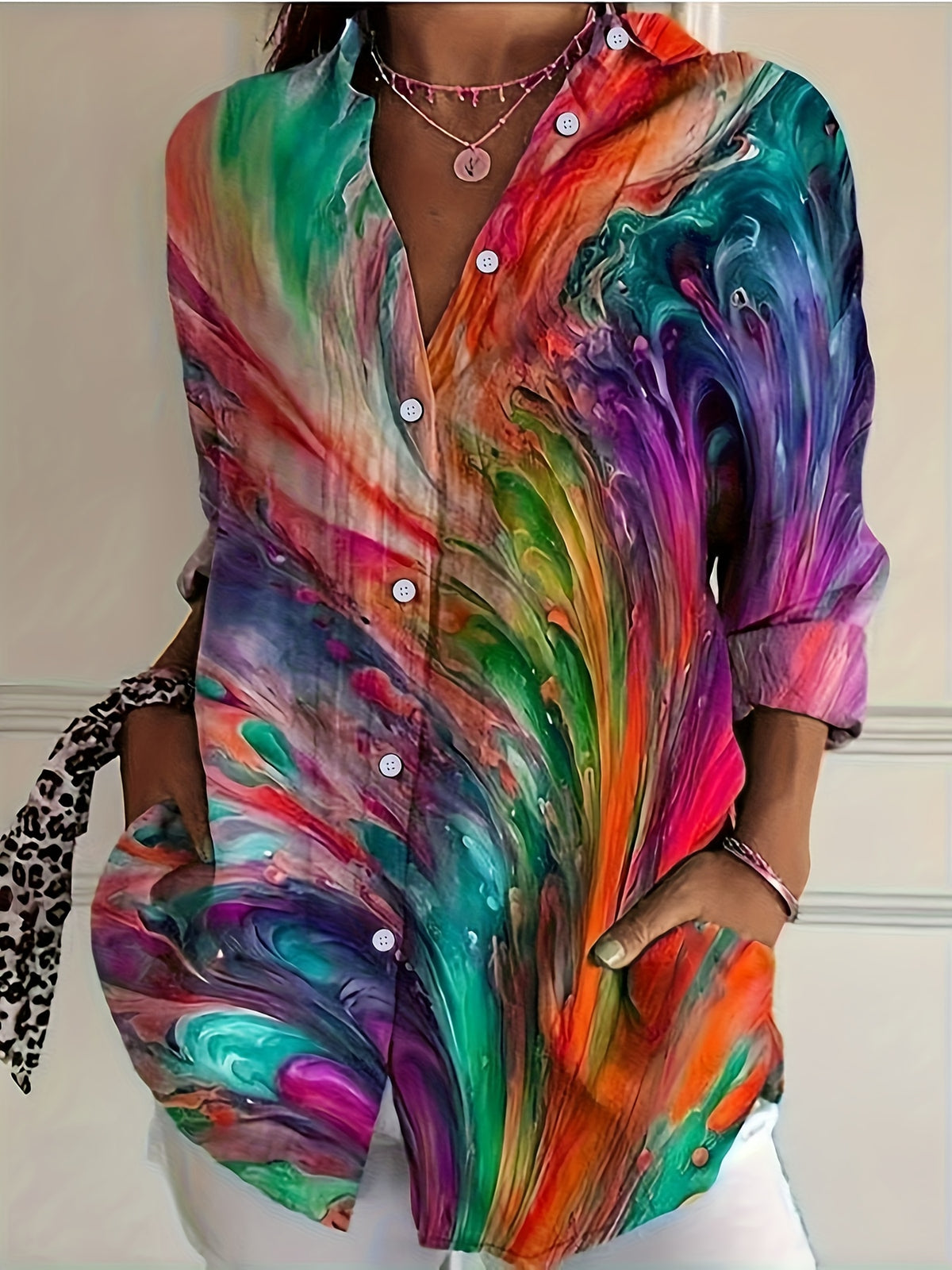 Savannah™ | Vintage Tie-Dye Blouse