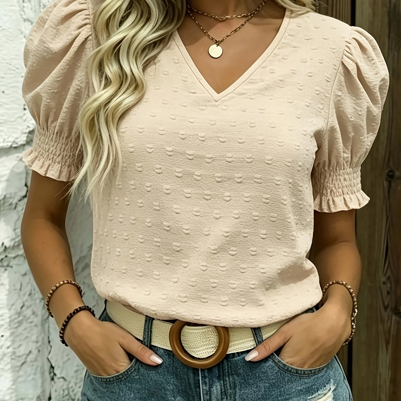 Sophia™ | Puff Sleeve Blouse for Effortless Summer Elegance