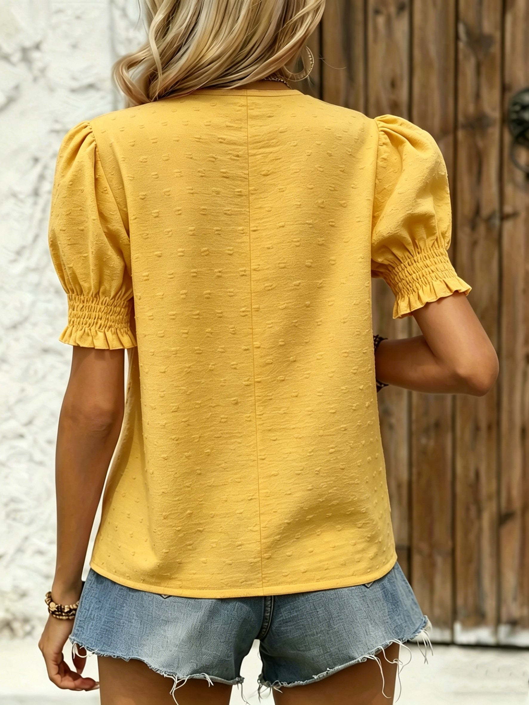 Sophia™ | Puff Sleeve Blouse for Effortless Summer Elegance
