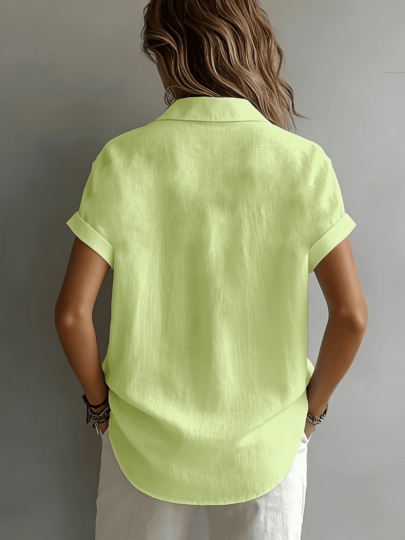 Amelia™ | Linen Button Blouse for Effortless Everyday Elegance