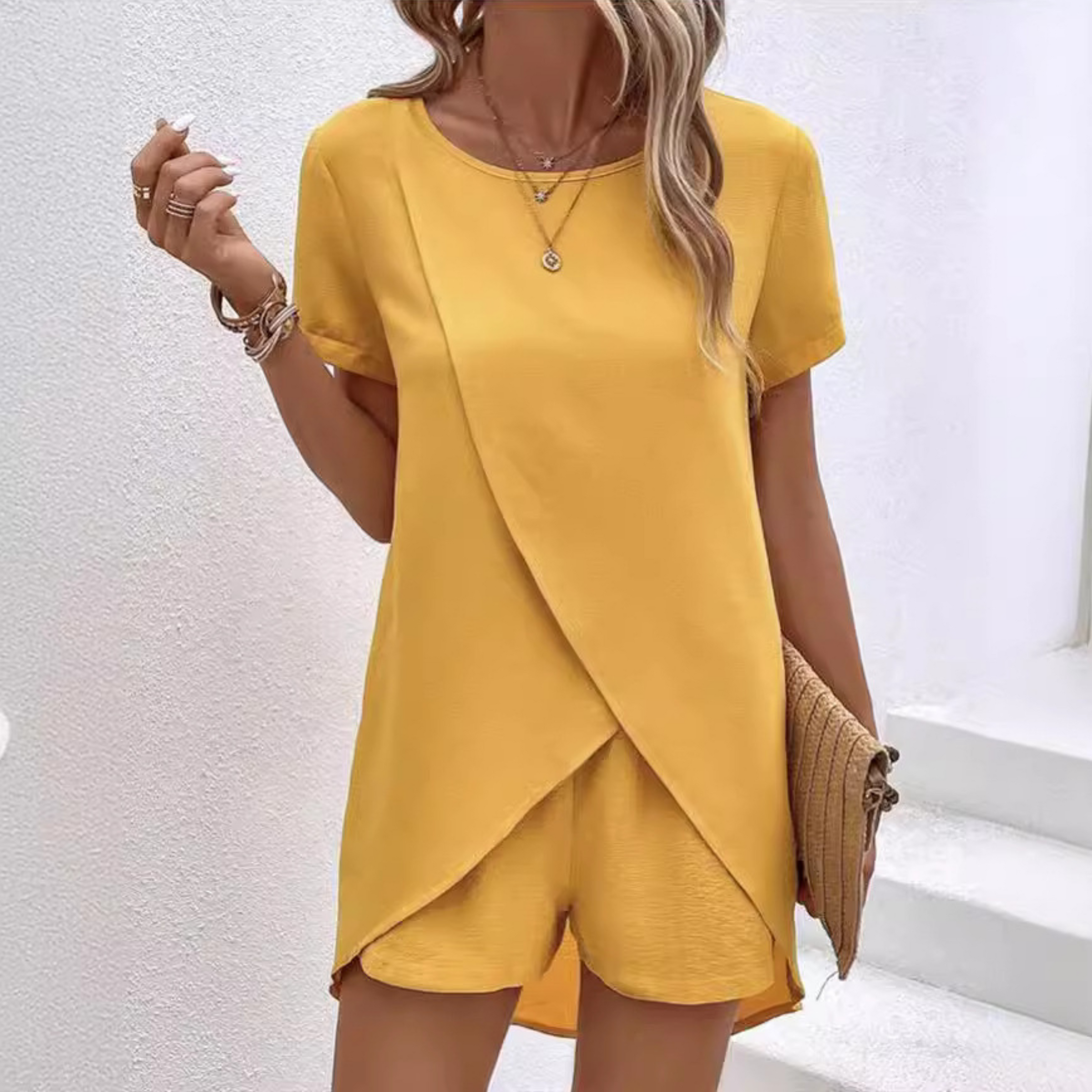 Amalia™ – Elegant Summer Co-ord Lounge Set