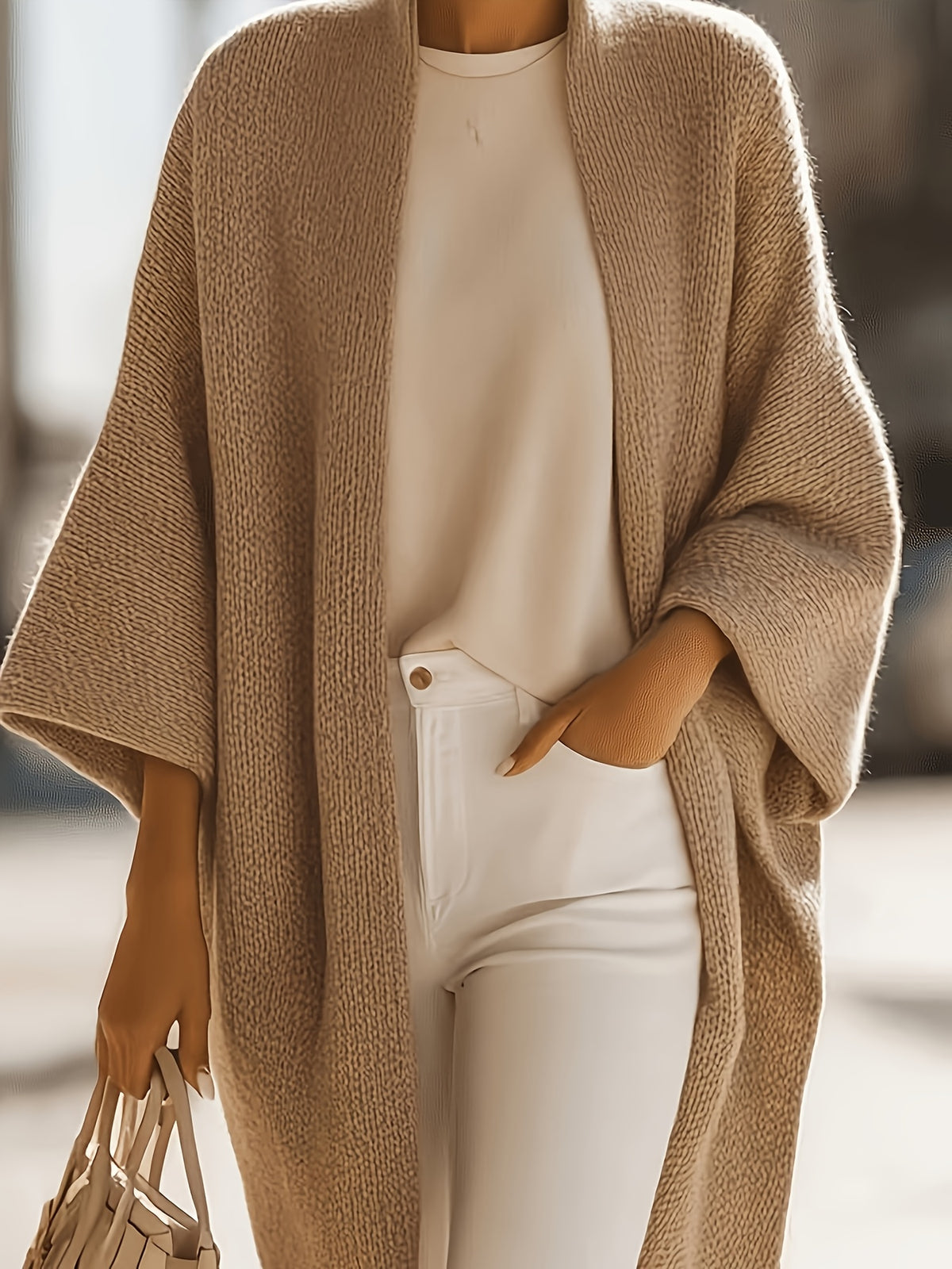 Madison™ | Open-Front Knit Cardigan