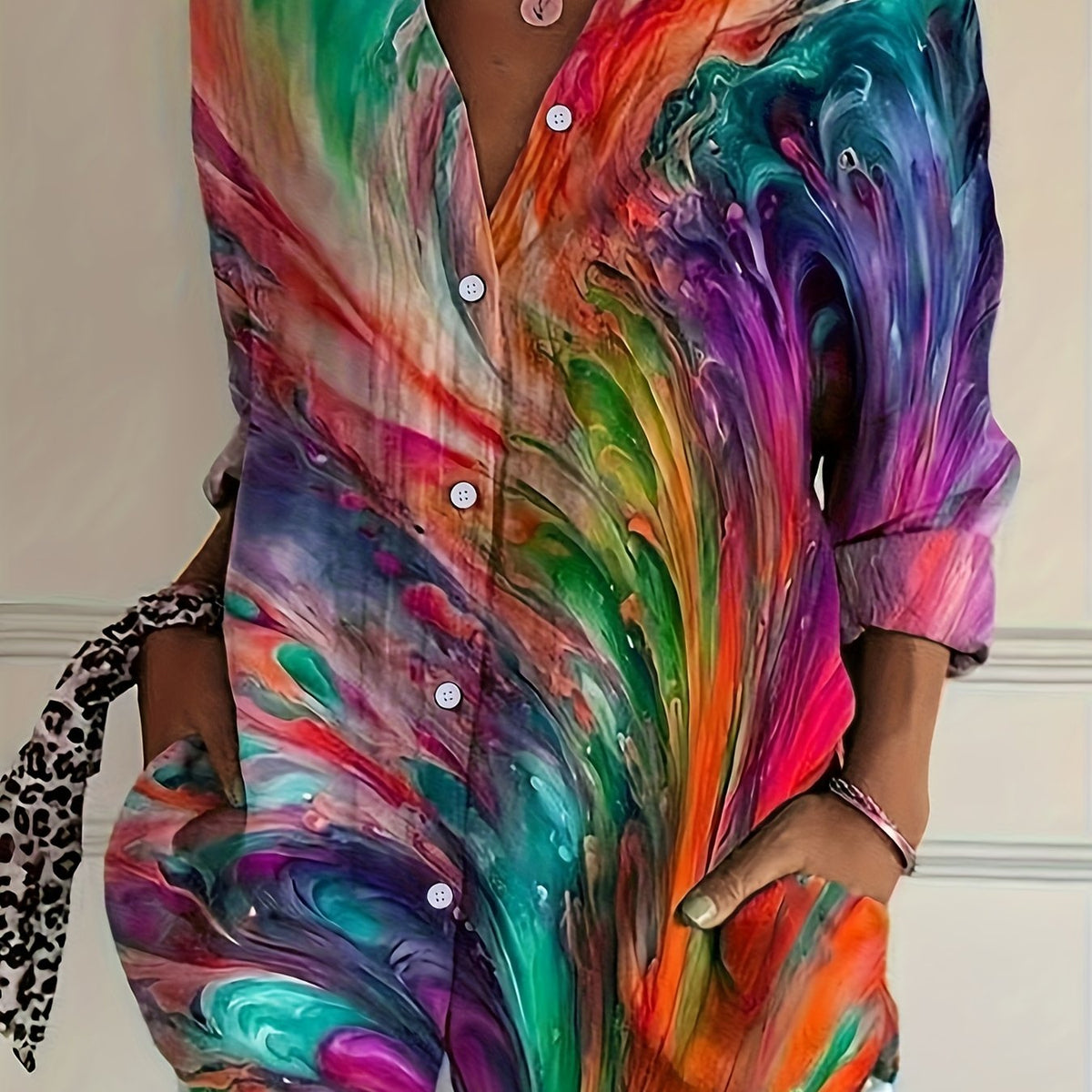 Savannah™ | Vintage Tie-Dye Blouse
