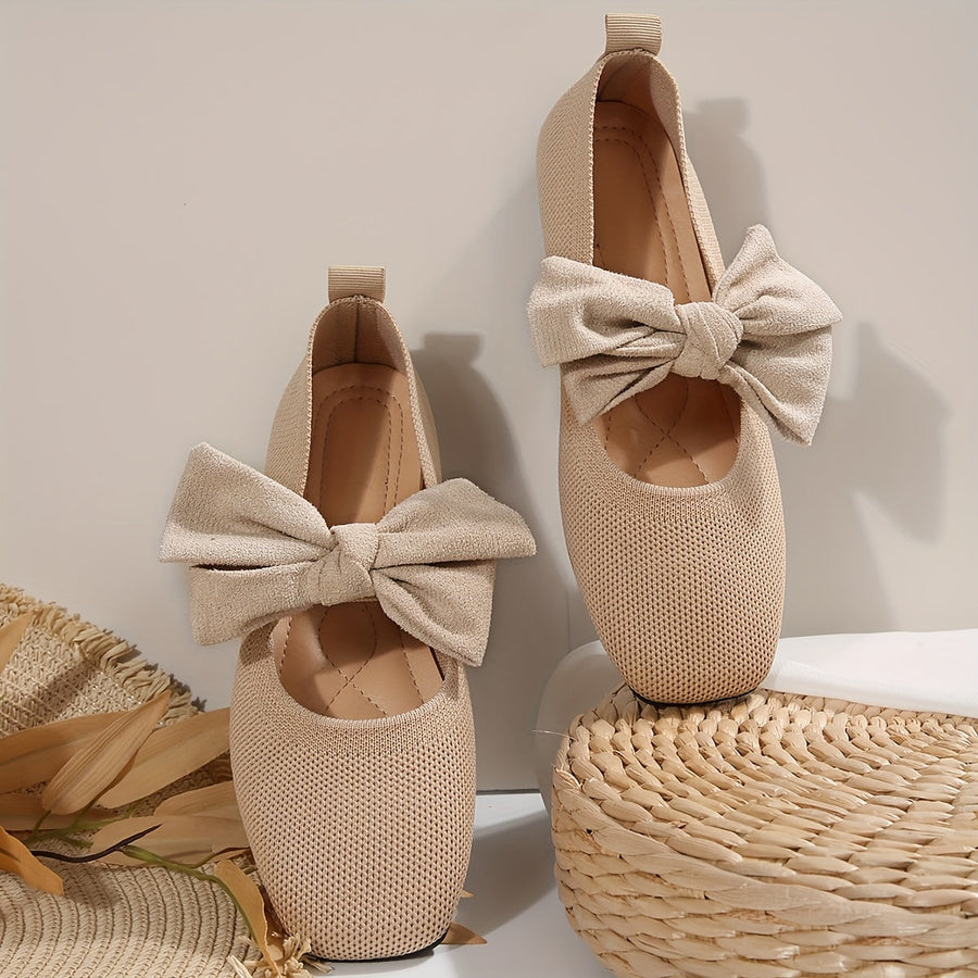 Eloise™ | Elegant Bow Slip-On Flats for Effortless Everyday Comfort