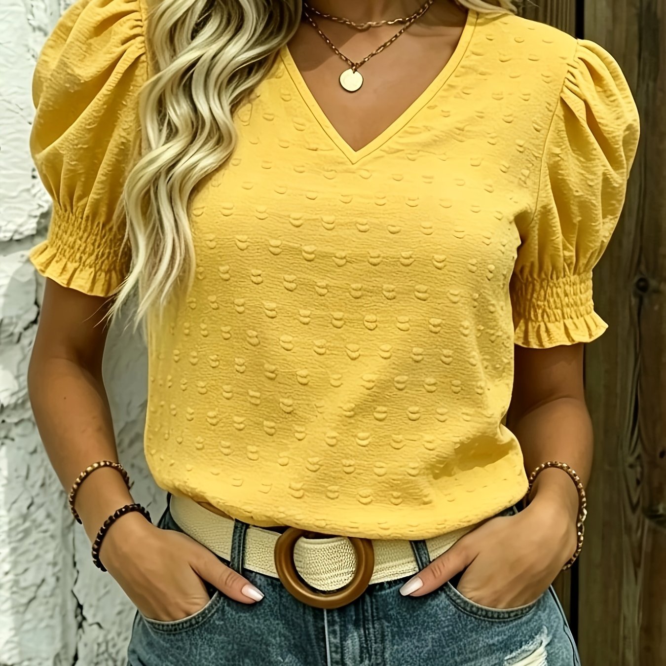 Sophia™ | Puff Sleeve Blouse for Effortless Summer Elegance