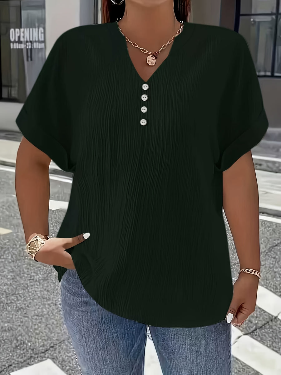 Charlotte™ | Elegant V-Neck Blouse for Everyday Confidence