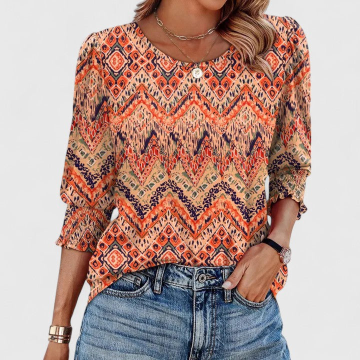 Kendall | Elegant Smocked Top