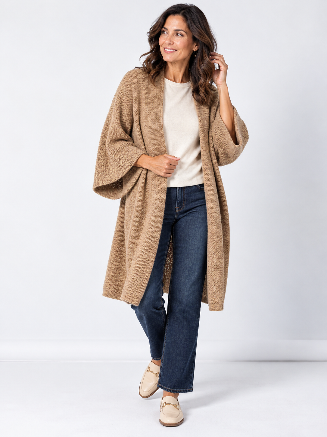 Madison™ | Open-Front Knit Cardigan