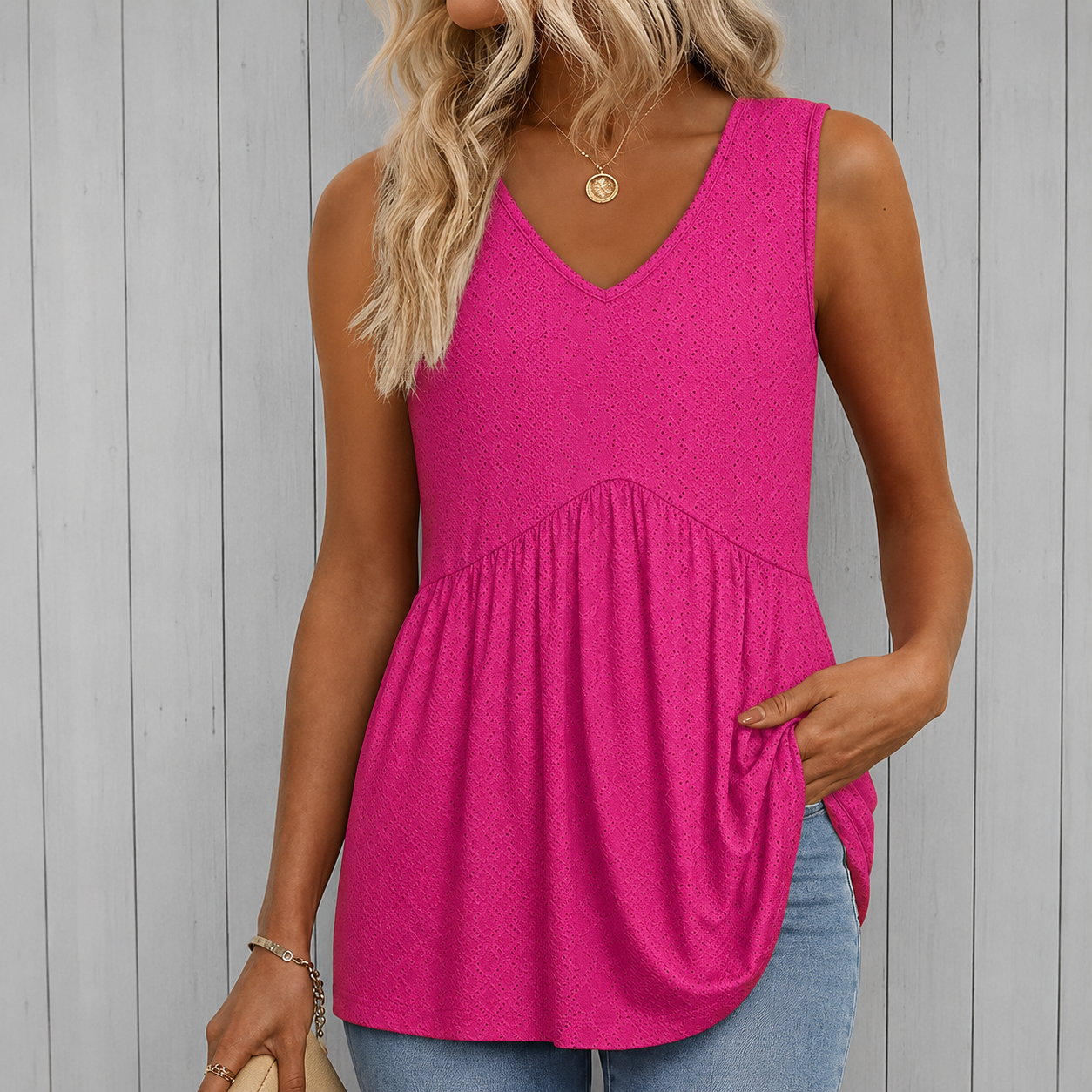 Madison | Flowy Sleeveless Tank Top