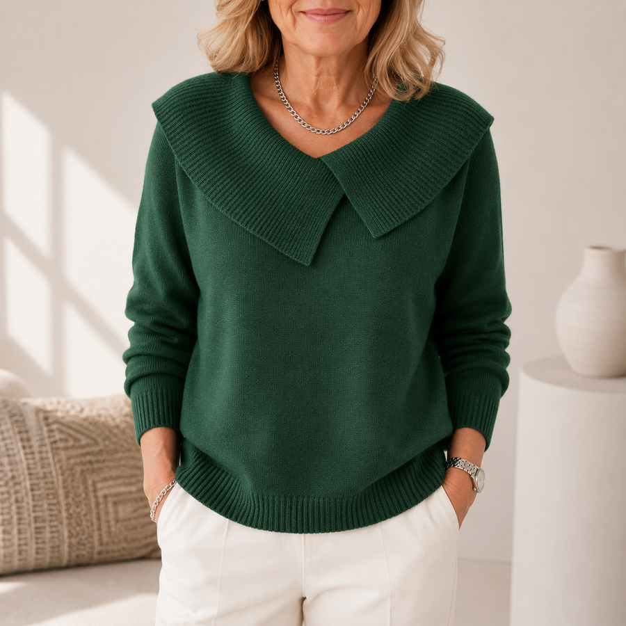 Sunnora™ | Warm Sweater with Soft Collar