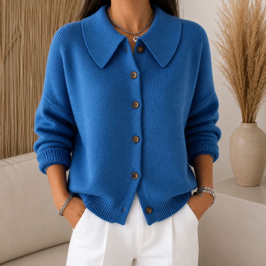 Vespera™ | Button Collar Cardigan