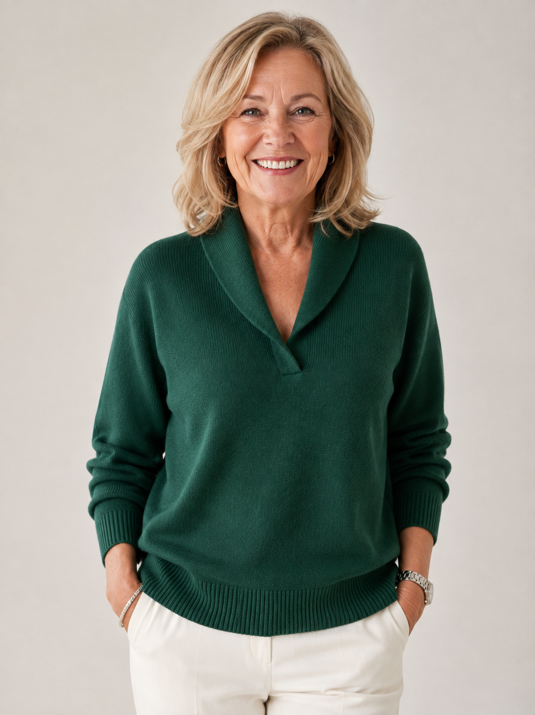 Hazel™ — Shawl Collar Sweater