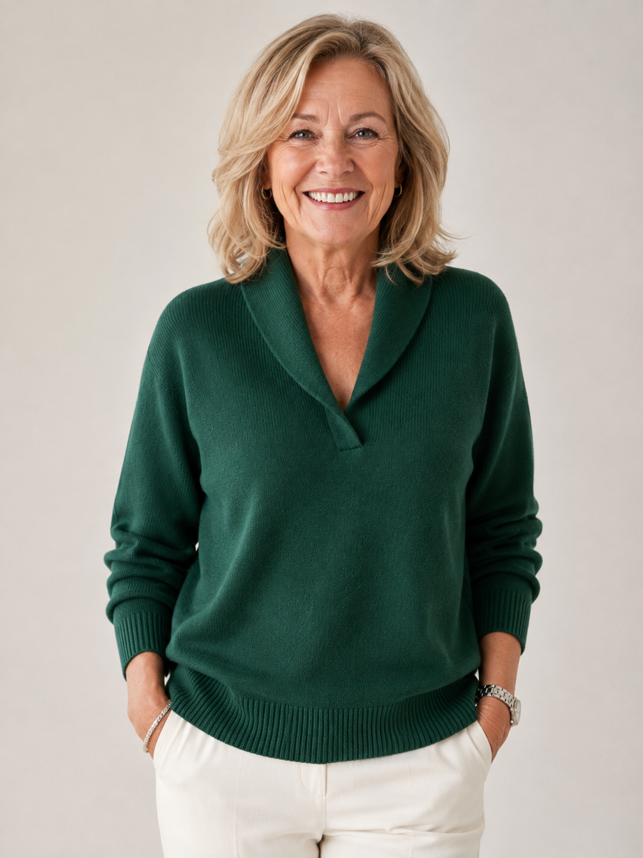 Hazel™ — Shawl Collar Sweater