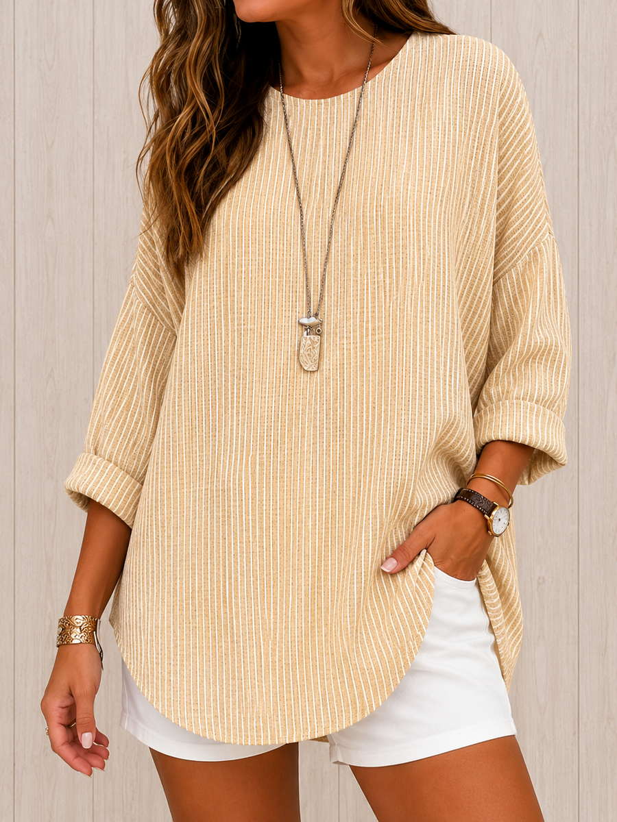 Jessa | Trendy Striped Blouse