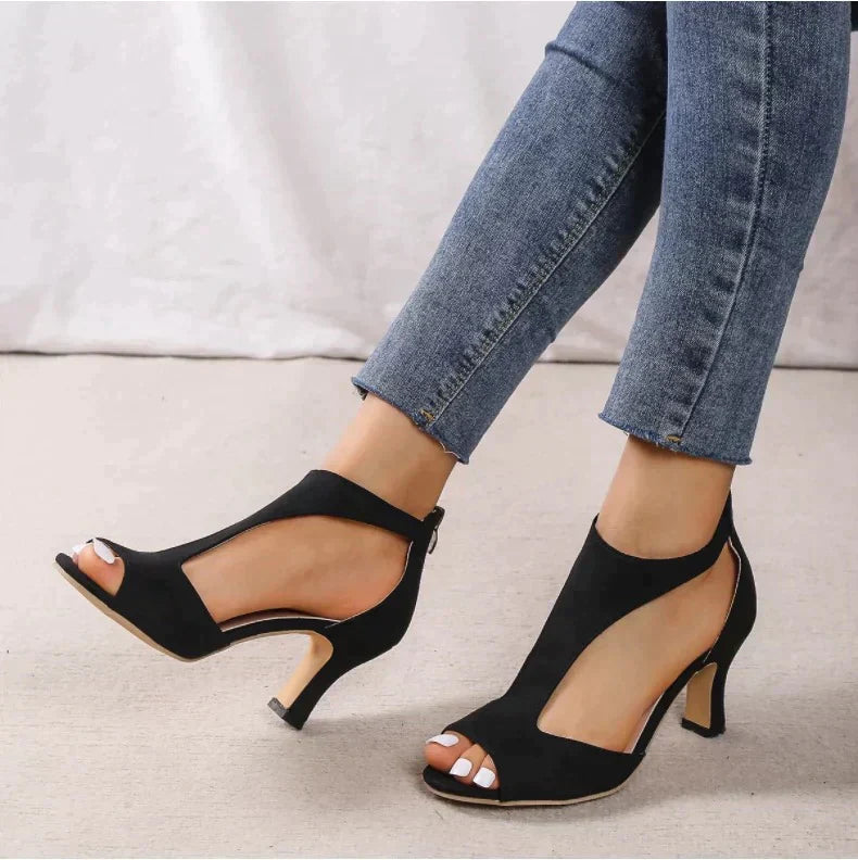 Mia™ | Elegant Block Heel Shoes for Timeless Confidence