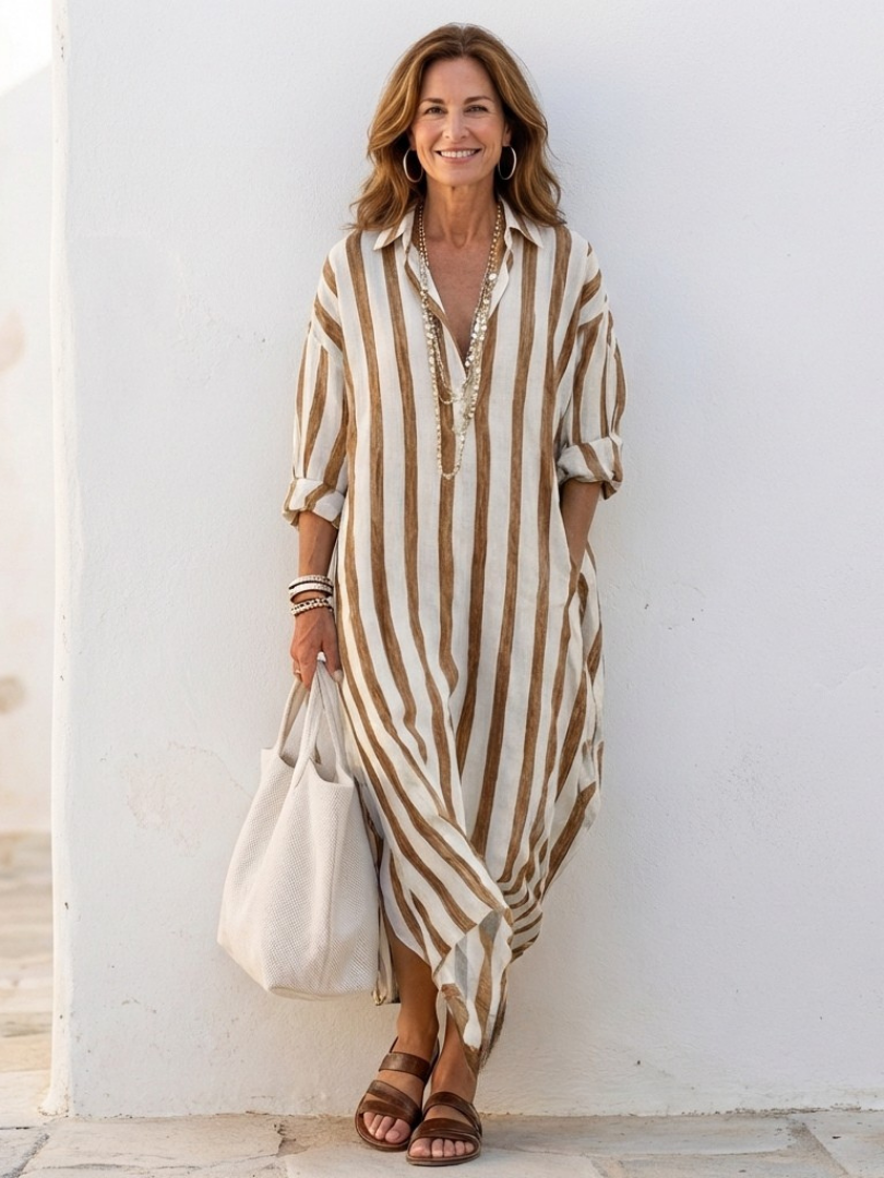 Naomi | Striped Dress