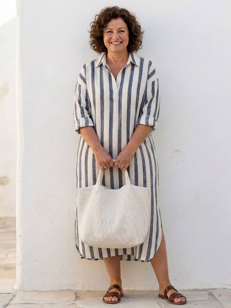 Naomi | Striped Dress