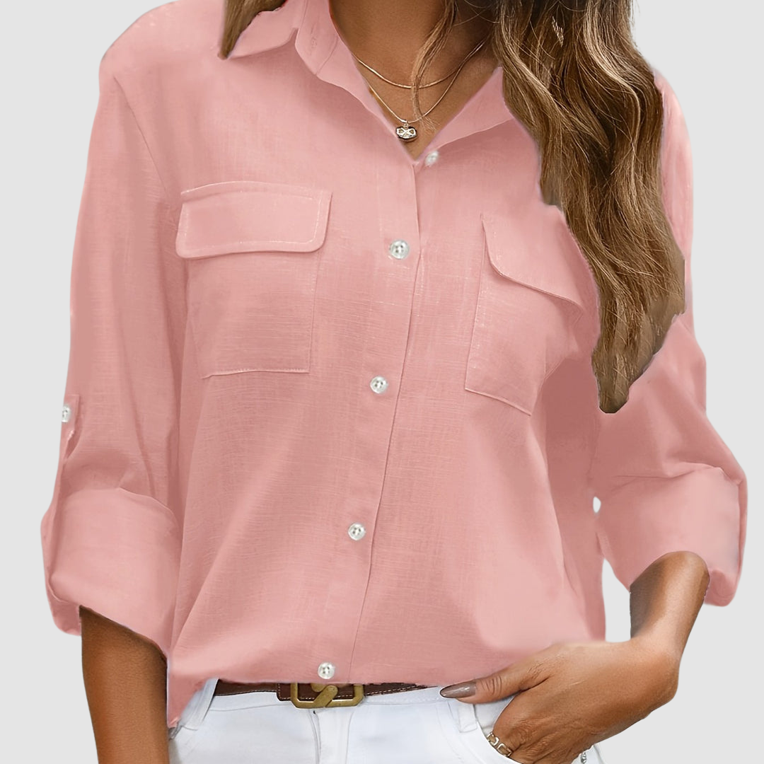 Celest™ | Elegant pocket blouse