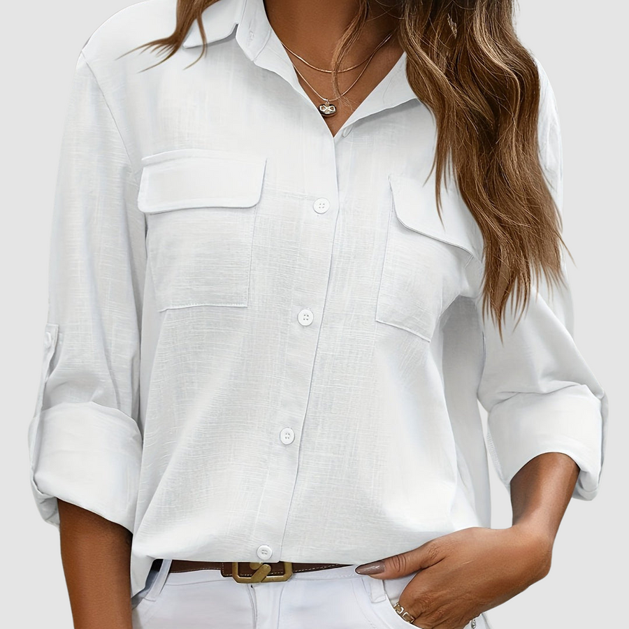 Celest™ | Elegant pocket blouse