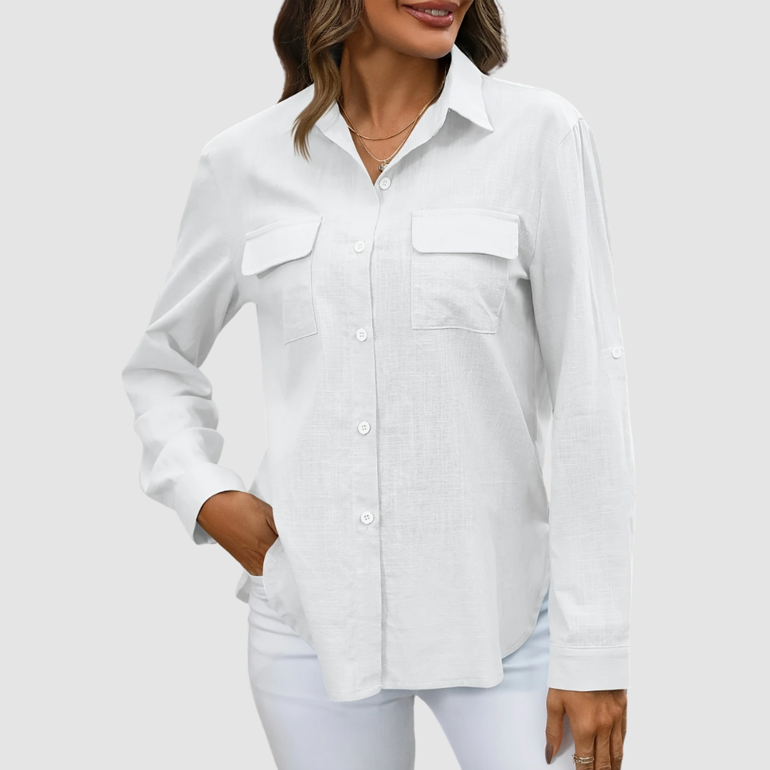 Celest™ | Elegant pocket blouse