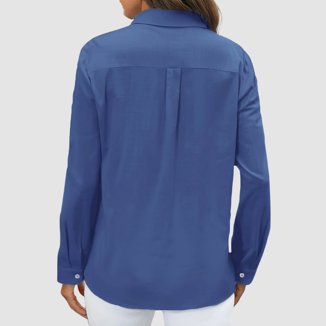 Celest™ | Elegant pocket blouse