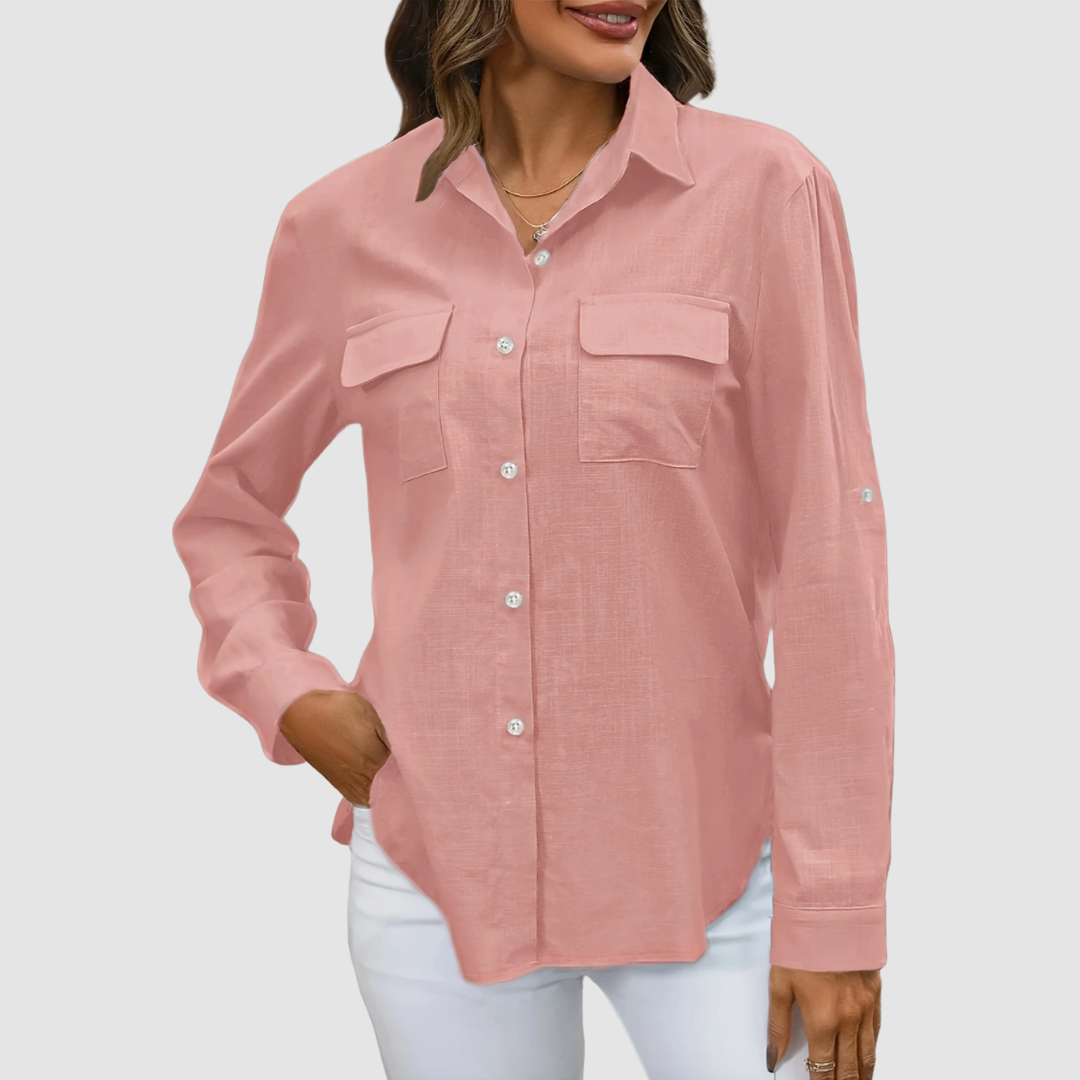 Celest™ | Elegant pocket blouse