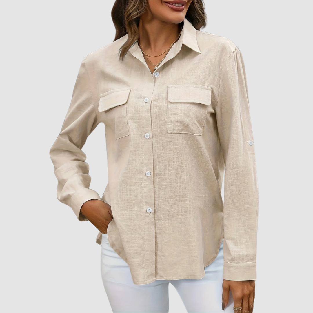 Celest™ | Elegant pocket blouse