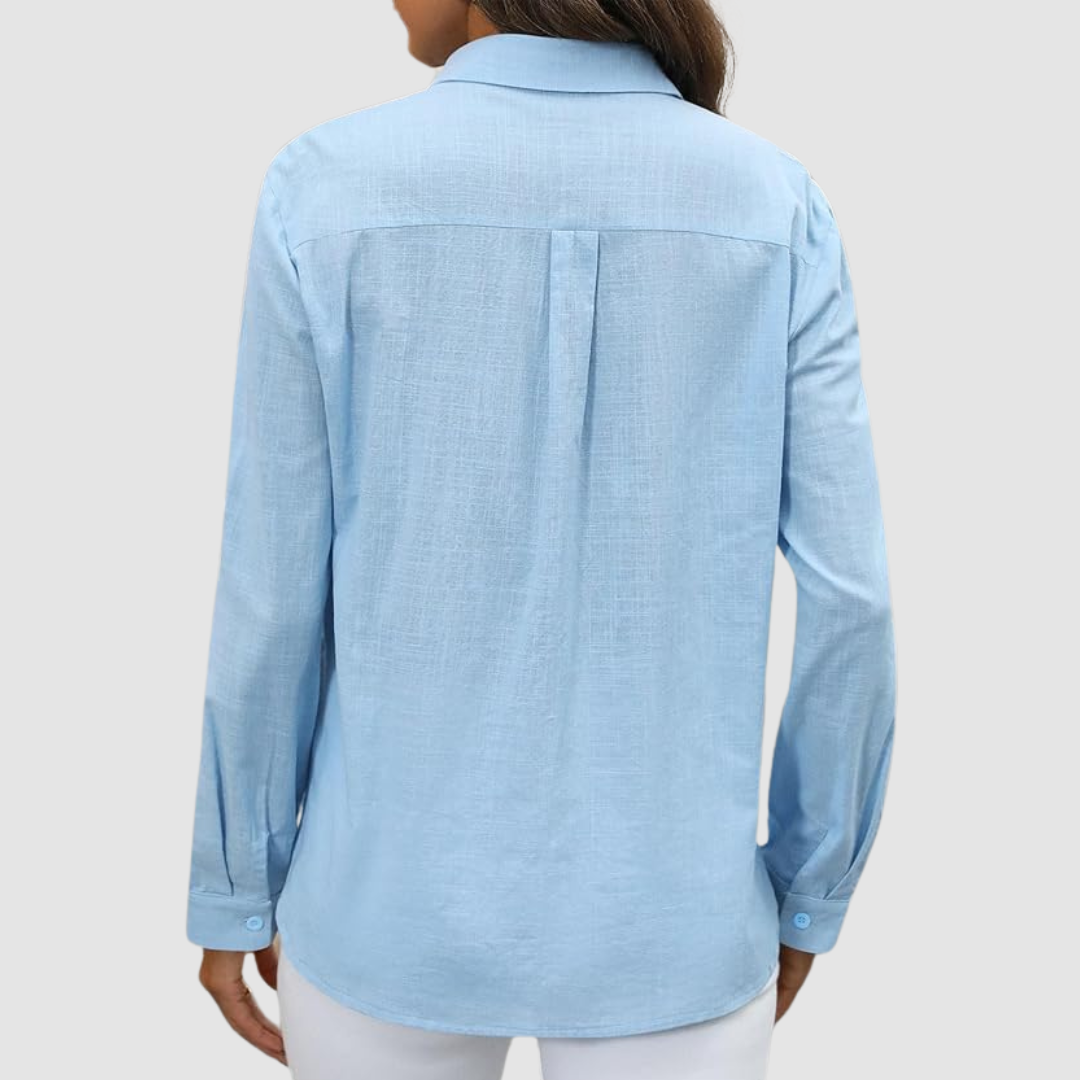 Celest™ | Elegant pocket blouse
