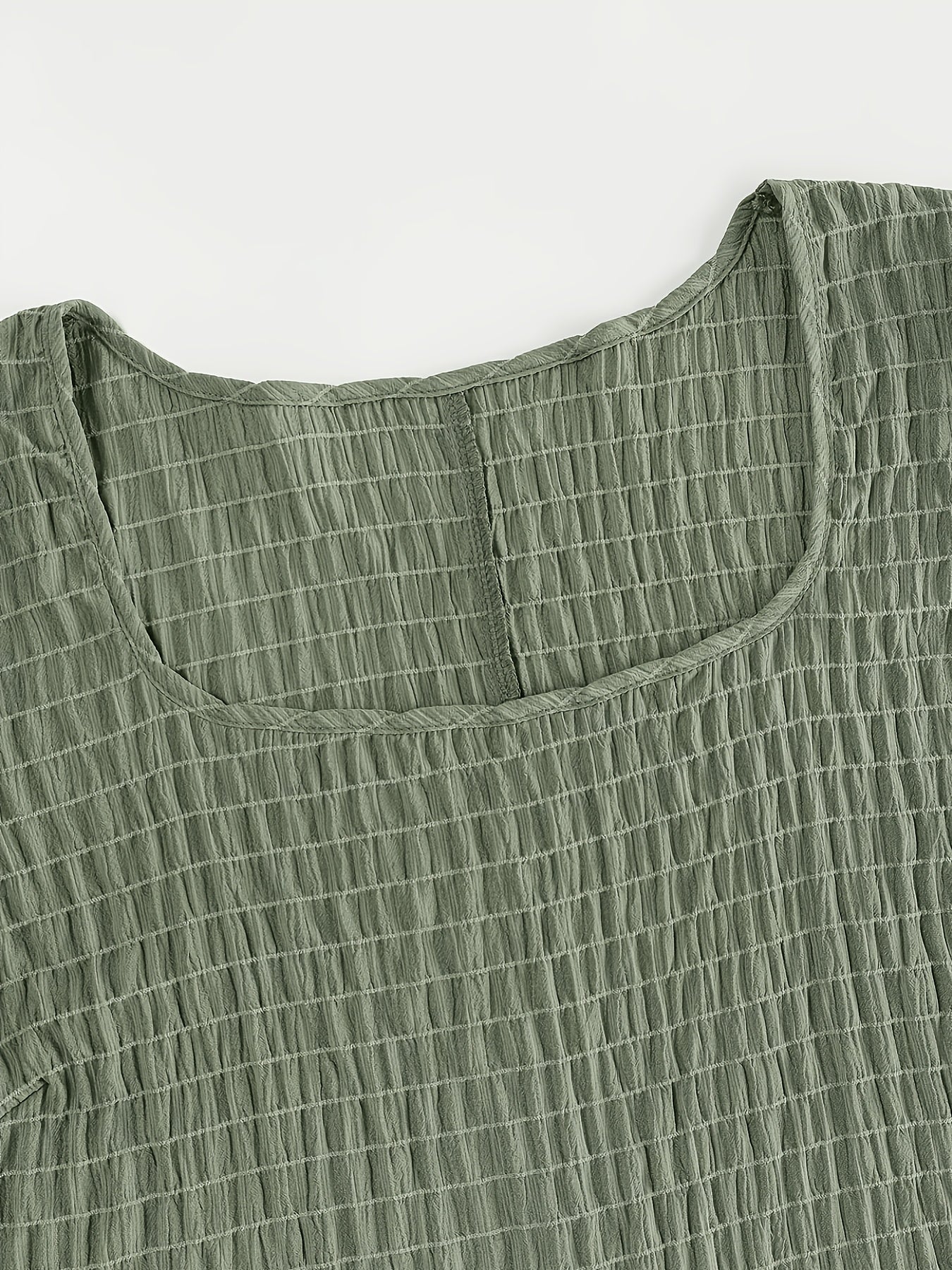 Claire™ | Textured Puff Sleeve Blouse for Effortless Feminine Elegance