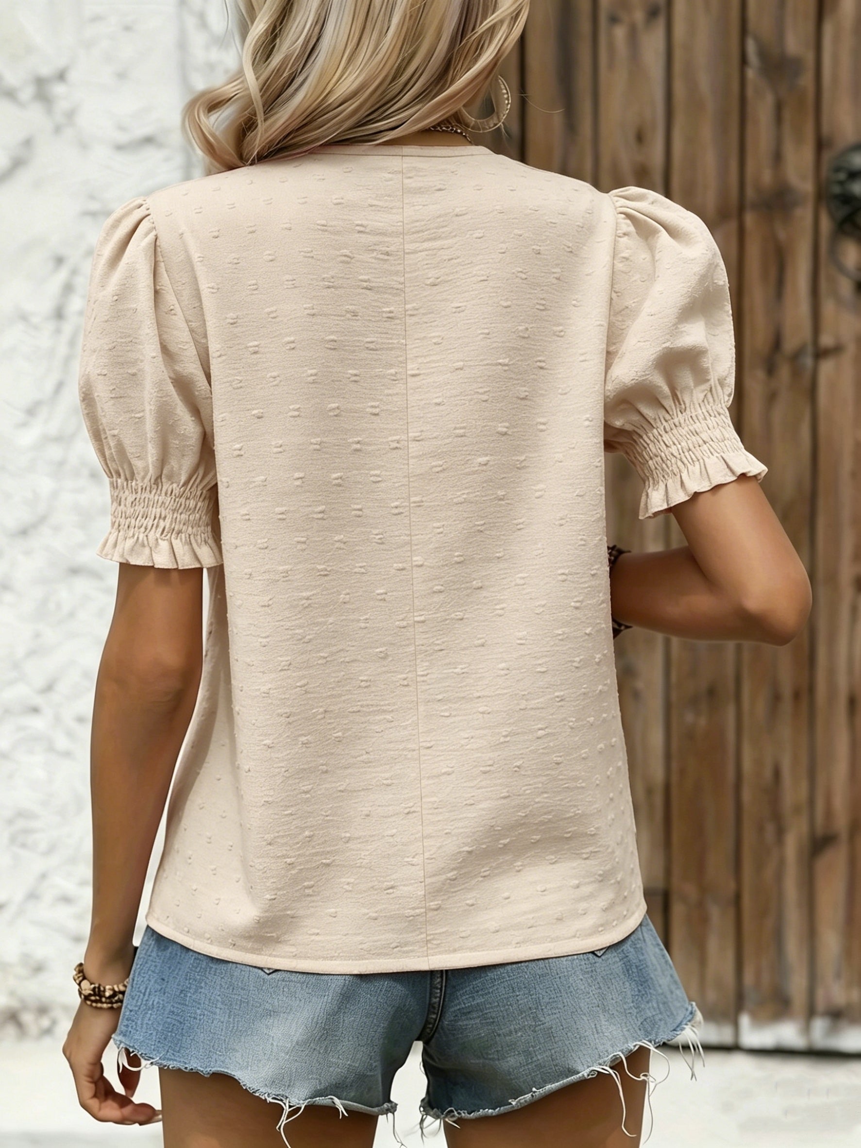 Sophia™ | Puff Sleeve Blouse for Effortless Summer Elegance