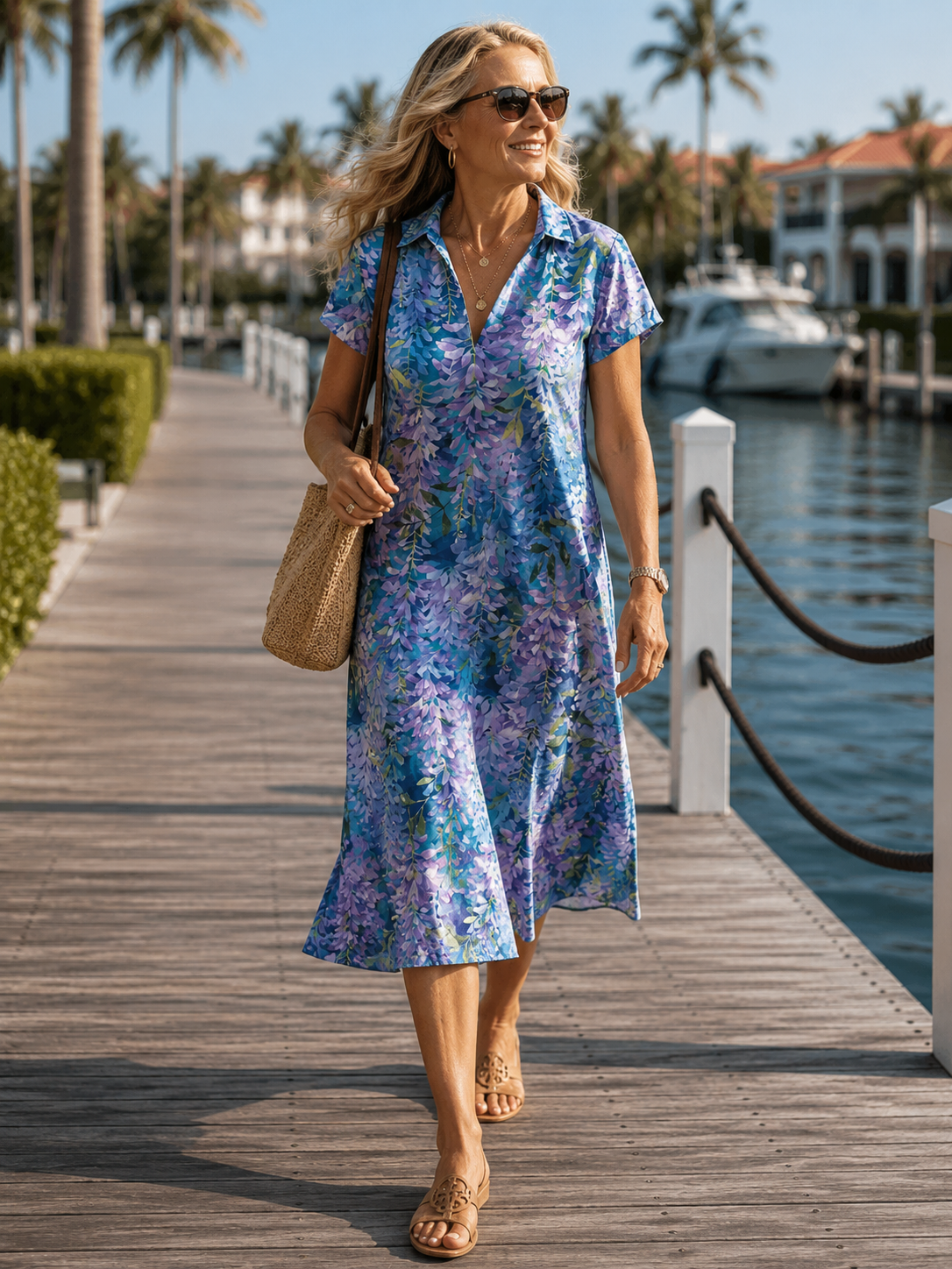 Moira™ | Lightweight Comfort Midi Dress
