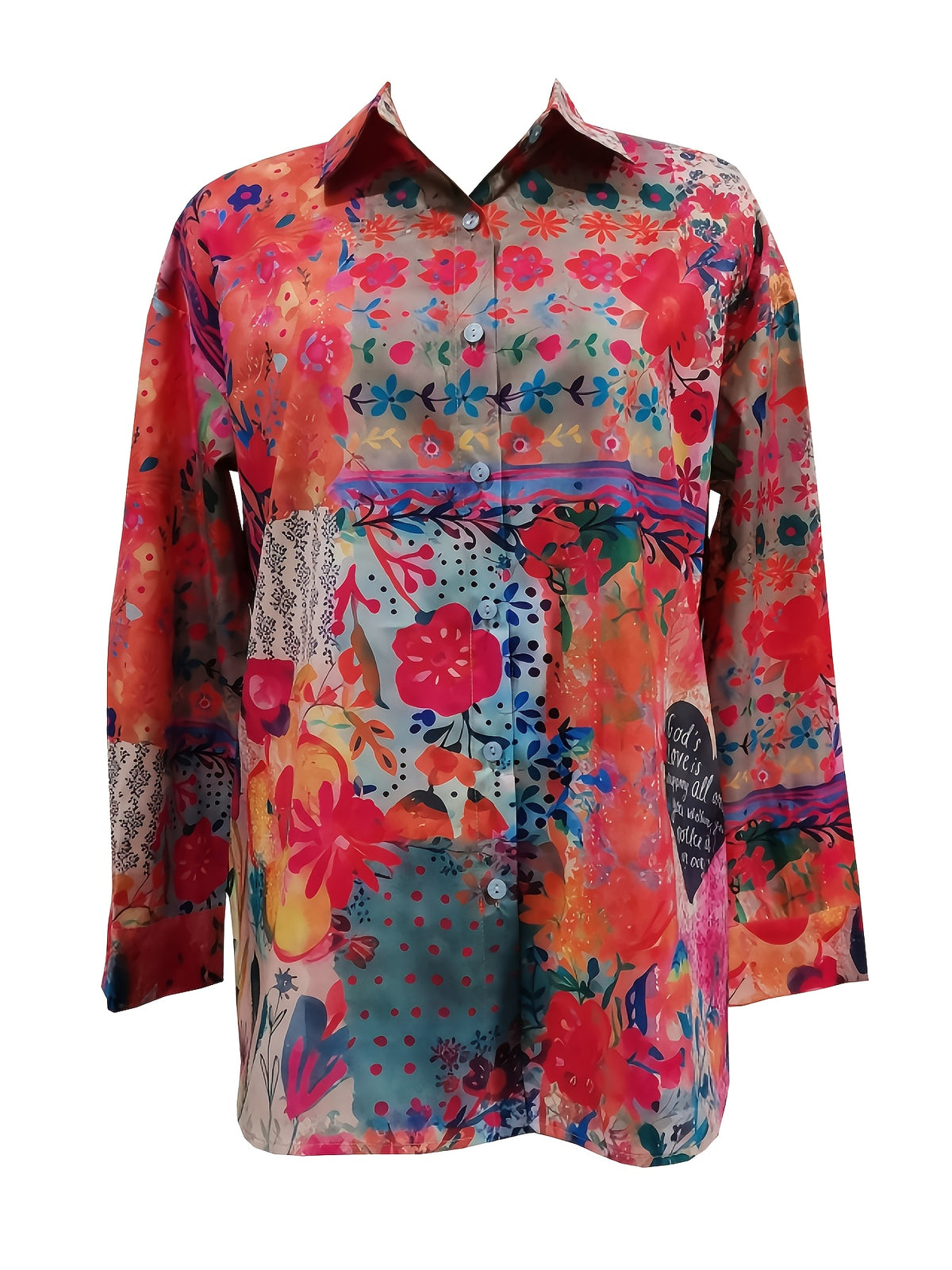 Camille™ | Floral Grace Blouse